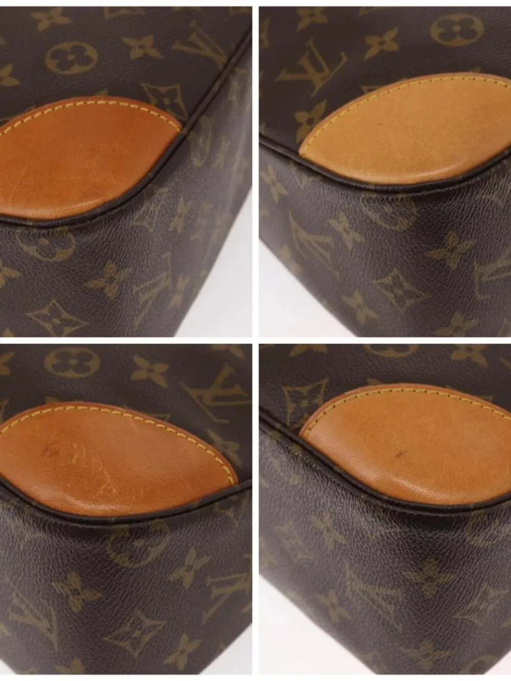 LOUIS VUITTON Monogram Boulogne 30 Shoulder Bag M51265 LV Auth 155667V